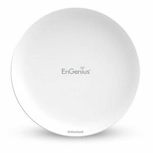 EnGenius EnStation 6 Single Band Wi-Fi 6 IEEE 802.11 a/b/g/n/ac/ax/e 1.17 Gbit/s Wireless Bridge - Outdoor - 5 GHz - Inter