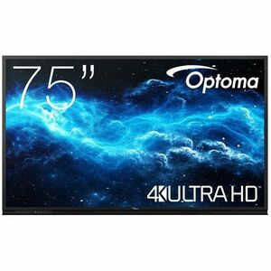 Optoma Creative Touch 3752RK 190.5 cm (75") 4K UHD LCD Collaboration Display - Cortex A55 - 4 GB - Infrared (IrDA) - Touch