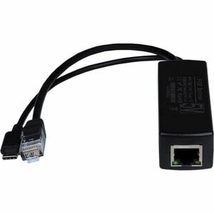 Joy-iT PoE Splitter - 36 V DC Input - 5 V DC, 2 A Output - 1 x RJ-45 Input Port(s) - 1 x USB Type C, 1 x RJ-45 Output Port(s)