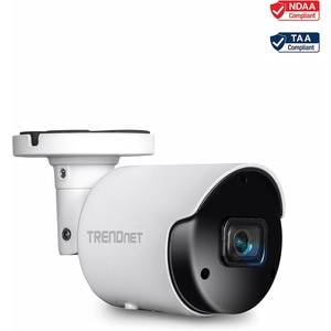 TRENDnet TV-IP1514PI 5 Megapixel Innen/Außen Netzwerkkamera - Farbe - Kugel - Weiß - TAA-konform - 30 m Infrarot Nachtsich