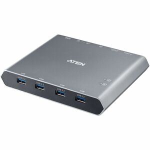 ATEN KM Switchbox - 2 Computer(s) - 1 Local User(s) - 4K - 3840 x 2160 - 6 x USB - 1 x DisplayPort