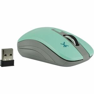 Mouse Inalámbrico Sensor Óptimo Conector USB 1600 DPI Essential Turquesa | PERFECT CHOICE