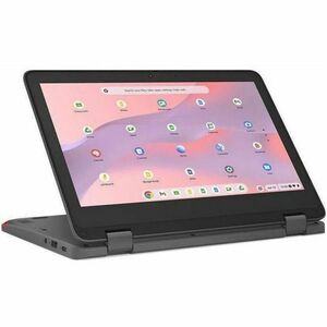 Lenovo Chromebook 2 en 1 Convertible - Lenovo 300e Yoga Chromebook Gen 4 300e 82W3S00S00 29.5cm (11.6") Pantalla Táctil - HD - 1366 x 768 - Octa-core (8 núcleos) (MediaTel Cortex A76 Dual-core (2 núcleos) + Cortex A55 Hexa-core (6 Core)) - 8GB Total RAM - 8GB On-board Memory - 64GB Memoria flash - Gris grafito - MediaTek MT8186 Chip - ChromeOS - ARM Mali-G52 - Tecnología conmutación en el mismo plano (In-plane Switching, IPS) - Cámara Frontal/Cámara Web - 16Horas Duración de pilas - IEEE 80