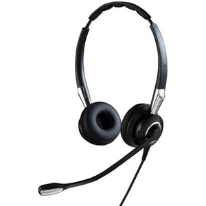 Jabra BIZ 2400 II QD Wired Over-the-head Stereo Headset - Binaural - Supra-aural - Noise Canceling - Quick Disconnect