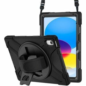 Strike Rugged Carrying Case for 27.7 cm (10.9") Apple iPad (10th Generation) Tablet - Black - Drop Resistant, Bump Resista