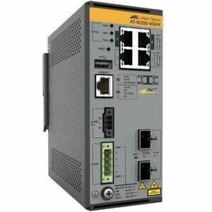 Allied Telesis IE220 4 Ports Ethernet Switch - Gigabit Ethernet, 10 Gigabit Ethernet - 10/100/1000Base-T - 4 Layer Support