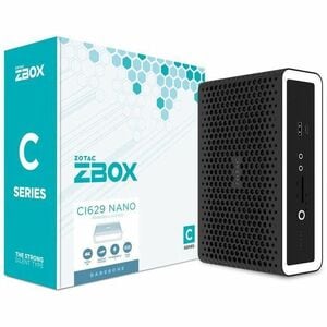 Zotac ZBOX nano ZBOX-CI629NANO Barebone-System - Mini-PC - Socket BGA-1744 - 1 Core i3 13. Gen. i3-1315U 1,20 GHz Hexa-Cor
