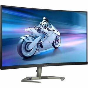 Philips Evnia 32M1C5200W 32" Class Full HD Ecrã curvo Monitor LED para jogos - 16:9 - preto texturizado, Prata - 80 cm (31