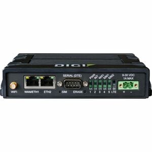 Digi 2 SIM Cellular, Ethernet Modem/Wireless Router - 4G - GSM 850, GSM 900, GSM 1800, GSM 1900 - LTE, EDGE, GPRS - 2 x Ne