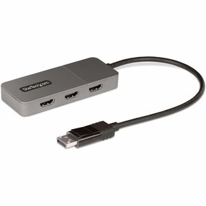 StarTech.com 3-Port MST Hub, DisplayPort to Triple 4K 60Hz HDMI, DP 1.4 Multi-Monitor Adapter, Windows Only - DisplayPort 
