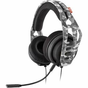 NACON RIG 400HS Wired Over-the-head, Over-the-ear Stereo Gaming Headset - Arctic Camo, Silver, Grey - Binaural - Circumaur