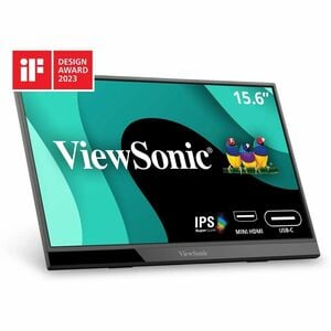 ViewSonic VX1655 16" Class Full HD LED Monitor - 16:9 - Black - 15.6" Viewable - In-plane Switching (IPS) Technology - LED Backlight - 1920 x 1080 - 262k - 250 Nit - 4 ms - 60 Hz Refresh Rate - Speakers - Tilt - USB Type-C