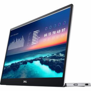 Monitor LED Dell P1424H 14.0" (35.6cm) Class Full HD - 16:9 - Gris - 14" (35.6cm) Viewable - Tecnología conmutación en el 