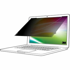 3M Anti-glare Privacy Screen Filter - Black, Matte - 1 Each - For 31.8 cm (12.5") Widescreen LCD Notebook, 2 in 1 Notebook
