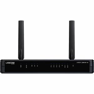 Lancom 1800VAW-4G Wi-Fi 6 IEEE 802.11 a/b/g/n/ac/ax 1 SIM Ethernet, Mobilfunk, VDSL, VDSL2, VDSL2+, ADSL2, ADSL2+ Modem/Wi