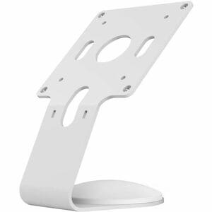 Compulocks VESA Fixed 45 Degree Core Counter Stand or Wall Mount White - Powdered Coated Metal for Extra Durability, 2 Loc