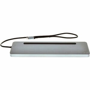i-tec USB Type C Docking Station for Microphone, Notebook, Headphone, Monitor - Memory Card Reader - SD - Grey - 3 Display