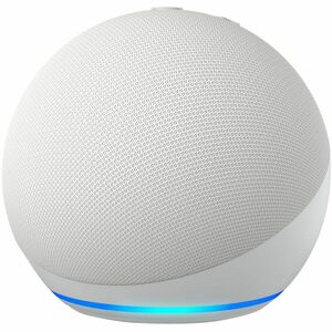 Amazon Echo Dot (5th Generation) Bluetooth Smart Speaker - Alexa Supported - White - Wireless LAN - 1 Pack