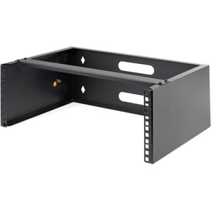 4U Wall Mount Rack - 19in Wall Mount Network Rack - 13.78 inch Deep (Low Profile) - Wall Mounting Patch Panel Bracket for 