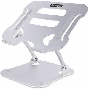 StarTech.com Height Adjustable Notebook Stand - 9.98 kg Load Capacity - 11.9 cm Height x 22.6 cm Width - Silver Anodized -