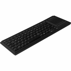 Active Key Keyboard - Cable Connectivity - PS/2 Interface - TouchPad - German - Black - Scissors Keyswitch