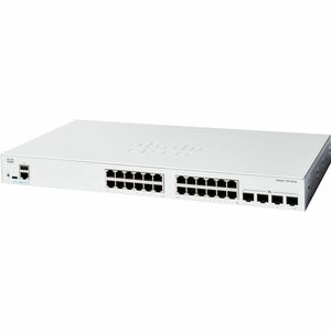 Cisco Catalyst 1300 C1300-24T-4X 24 Portas Gerenciável Comutador Ethernet - Ethernet de 10 Gigabit - 10/100/1000Base-T, 10