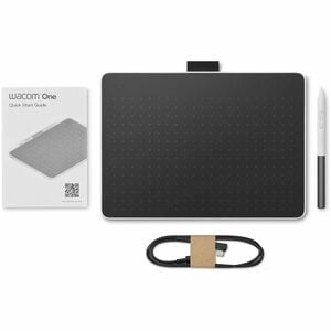 Wacom One Graphics Tablet - Graphics Tablet - 2540 lpi Cable - 2048 Pressure Level - Pen - 1 - PC, Mac, Chrome - Red, Black