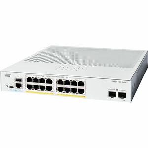 Cisco Catalyst 1300 C1300-16FP-2G 16 Ports Manageable Ethernet Switch - Gigabit Ethernet - 10/100/1000Base-T, 1000Base-X -