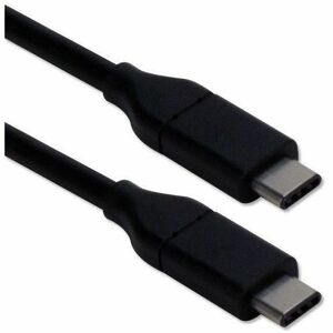 QVS 2-Meter USB-C to USB-C 2.0 Sync & Charger Cable - 6.56 ft USB-C Data Transfer Cable for USB Device, Hard Drive, Tablet
