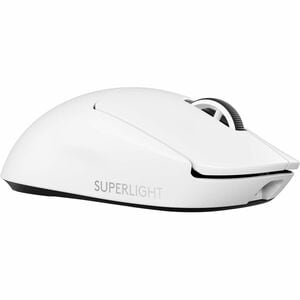 Logitech G PRO X Superlight 2 Lightspeed Gaming Mouse - Opto-mechanical - Wireless - Rechargeable - White - USB 2.0 - 3200