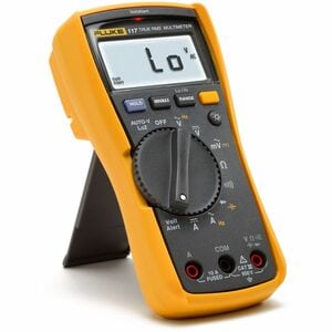 Fluke 117 CAL Multimeter - 600 V, 10 A AC - 600 V, 10 A DC - Non-contact Voltage Detection