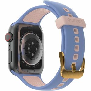 OtterBox Adjustable Smartwatch Band - Buckle Attachment - Serendipity (Blue) - Silicone, Stainless Steel