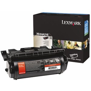 Lexmark X644A21E Original Laser Toner Cartridge - Black - 1 Pack - 10000 Pages