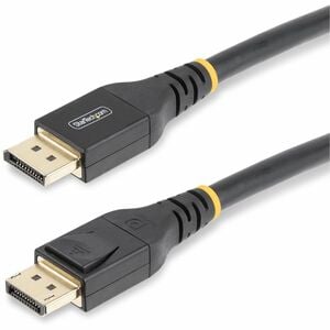 StarTech.com 50ft (15m) VESA-Certified Active DisplayPort 1.4 Cable, DP8K w/HBR3/HDR10/MST/DSC 1.2/HDCP 2.2, 8K 60Hz, 4K 1