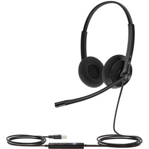 Yealink UH34 Lite Headset - Stereo - USB Type C, Mini-phone (3.5mm) - Wired - 32 Ohm - 20 Hz to 20 kHz - Over-the-head - B