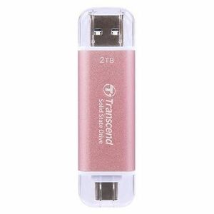 Transcend ESD310 2 TB Portable Solid State Drive - External - Pink - Desktop PC, Notebook, Gaming Console, Tablet, Smartph