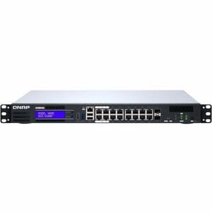 QNAP QGD QGD-1600-4G 16 Ports Manageable Ethernet Switch - Gigabit Ethernet - 10/100/1000Base-T, 1000Base-X - 2 Layer Supp