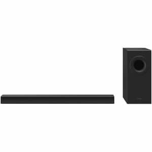 Panasonic HTB490 2.1 Bluetooth Sound Bar Speaker - 320 W RMS - Black - Wall Mountable - Tabletop - DTS Digital Surround - 
