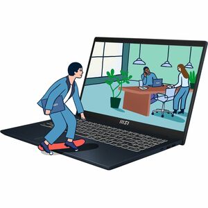 MSI Modern 15 B13M Modern 15 B13M-290IN 39.62 cm (15.60") Notebook - Full HD - Intel Core i7 13th Gen i7-1355U - 8 GB - 51