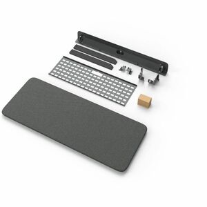 Heckler Design Wall Mount for Video Conference Equipment, Camera Shelf, Video Panel, Mini PC, Camera - Black Gray - VESA M