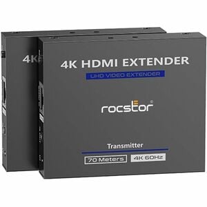 TrueReach 4K@60Hz HDMI Extender over CAT6/CAT6a/Cat7 Ethernet Cable - 4K 60Hz up to 230ft (70m) - Point to Point Extender 