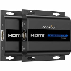 Rocstor TrueReach 1080p HDMI & IR Over IP Extender - 1080p 60Hz up to 393ft (120m) - Over IP Extender - IR Passback - One 