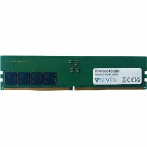 Modulo Memoria V7 V74160016GBD per Computer portatile - 16 GB - DDR5-5200/PC5-41600 DDR5 SDRAM - 5200 MHz Rango singolo Me