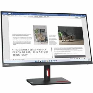 Lenovo ThinkVision S27i-30 27" Class Full HD LED Monitor - 16:9 - Storm Grey - 27" Viewable - In-plane Switching (IPS) Tec
