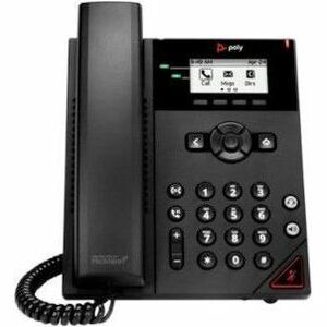 Poly VVX 150 IP Phone - Corded - 2 x Total Line - VoIP - 2 x Network (RJ-45) - PoE Ports
