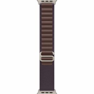 Apple Adjustable Smartwatch Band - 1 - Large (L) - Loop Attachment - Indigo - Polyester