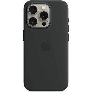 Apple Case for Apple iPhone 15 Pro Smartphone - Black - Silky, Soft-touch - Scratch Resistant, Drop Resistant - Silicone, 