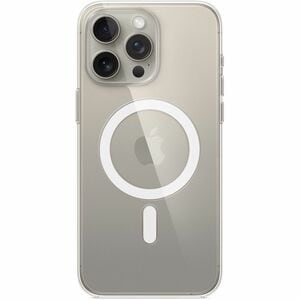 Apple Case for Apple iPhone 15 Pro Max Smartphone - Clear - Scratch Resistant, Drop Resistant, Yellowing Resistant - Polyc