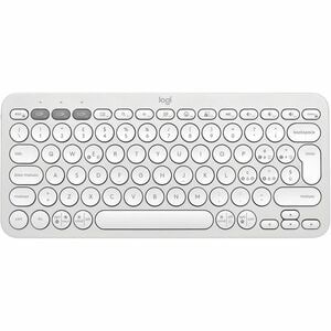 Tastiera Logitech Pebble Keys 2 K380sWireless Connettività - USB Interfaccia - Italiano - QWERTY Layout - Bianco - Bluetoo