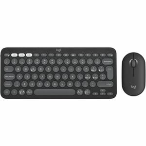 Tastiera e mouse Logitech Pebble 2 Combo - QWERTY - Italiano - USB Tipo A Wireless Bluetooth 2,40 GHz Tastiera - USB Tipo 